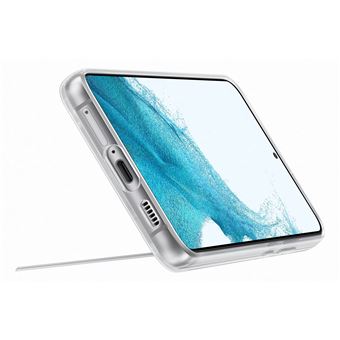 Coque Fonction stand pour Samsung Galaxy S22+ Transparent