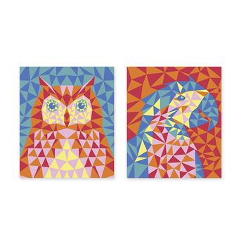 Loisir creatif sables colores theme oiseaux