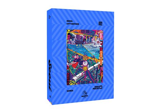 Puzzle 1000 pièces Musoka Studio Cities Edition Seoul - vue 2