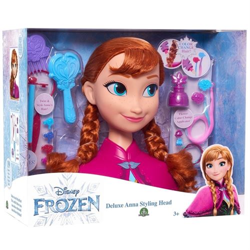 Tête à coiffer Disney Princesses Deluxe Anna La Reine des Neiges 2