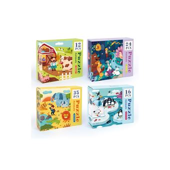 Coffret Puzzles Mideer Animaux Débutants