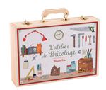 Grande valise bricolage Moulin Roty 14 outils Jouets d'hier