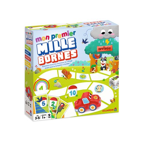 Jeu Coopératif Dujardin Mon Premier Mille Bornes – Dès 3 Ans - vue 3