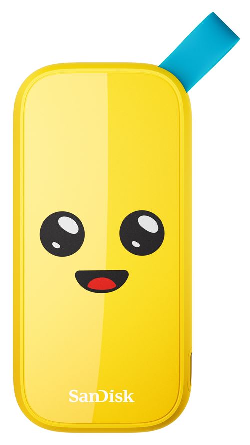 Disque SSD externe SanDisk Fortnite Portable Peely Edition 1 To Jaune