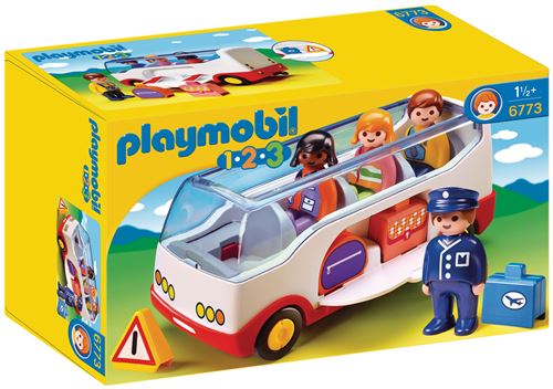 Plmb Playmobil 1.2.3 6773 Autocar De Voyage