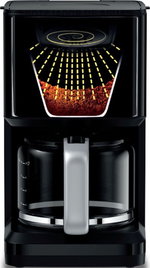 10€75 sur Cafetière électrique Tefal Smart'n Light CM600810 1000 W Noir -  Achat & prix
