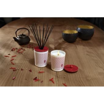 Bougie décorative parfumée rechargeable Esteban Esprit de thé