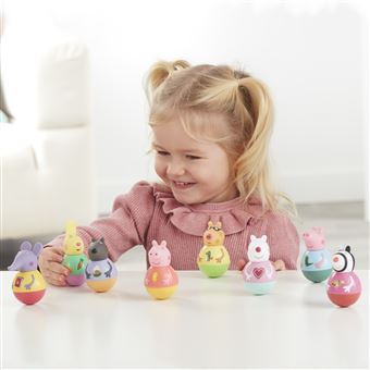 Jouet à bascule Giochi Preziosi Weebles Peppa Pig 1 personnage Modèle aléatoire