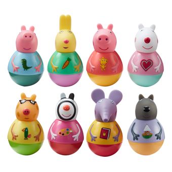 Jouet à bascule Giochi Preziosi Weebles Peppa Pig 1 personnage Modèle aléatoire