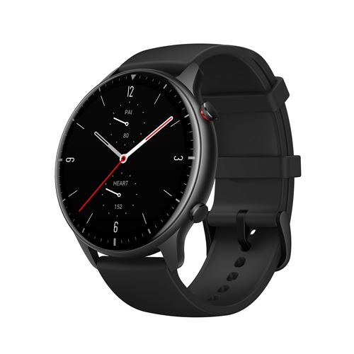 Amazfit GTR 2 - Sport - obsidiaan zwart - smart watch met riem - silicone - display 1.39 - Wi-Fi, Bluetooth - 31.5 g