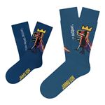 Chaussettes Jimmy Lion Basquiat Pez Dispenser Taille M Bleu foncé