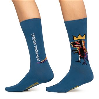 Chaussettes Jimmy Lion Basquiat Pez Dispenser Taille M Bleu foncé