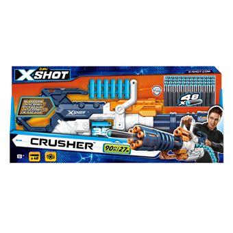 Jeu de plein air Zuru France Xshot Crusher cartouchière et 48 flèches