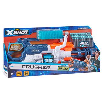 Jeu de plein air Zuru France Xshot Crusher cartouchière et 48 flèches