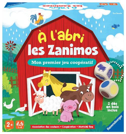 Ravensburger À labri les Zanimos ! - Jeux enfants - 00022339 - Dès 2 ans