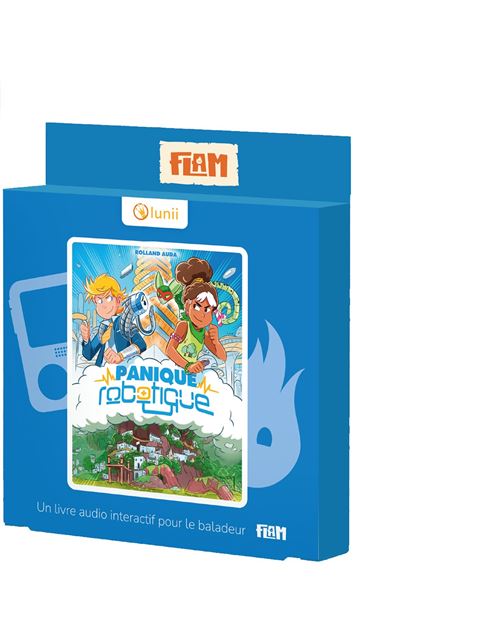 Coffret livre audio Lunii FLAM Panique Robotique