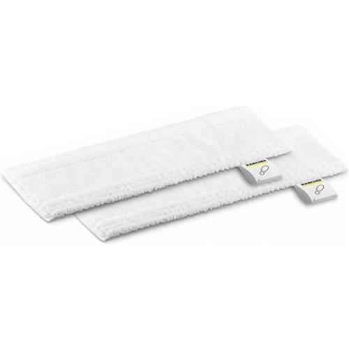 Karcher Kit 2 Serpillières Surfaces Délicates pour Buse Sol - Compatible Easyfix (Sc 1, Sc 2, Sc 3, Sc 4, Sc 5)