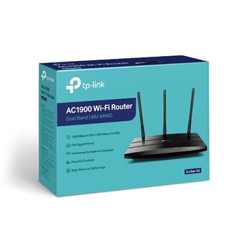 TP-Link Archer AX1500 routeur sans fil Gigabit Ethernet Bi-bande (2,4 GHz /  5 GHz) Noir