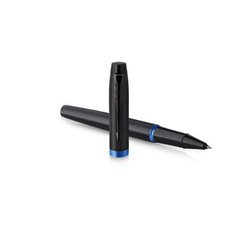 Parker IM Vibrant Rings Noir bleu ocean Roller F