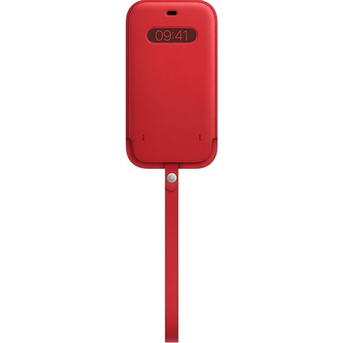 Housse en cuir Apple avec MagSafe pour iPhone 12 Pro Max (PRODUCT)RED