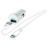 Chargeur allume-cigare USB Temium + Câble Lightning 1 m Blanc_0