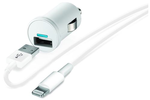 TEMIUM CAC 1USB+CABLE 1M LIGHT BLANC
