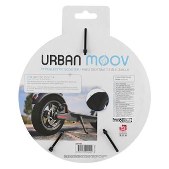 Pneu 8,5" pour trottinette électrique T'nB Urban Moov Noir