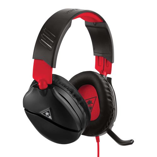 Turtle Beach Noir Recon 70 Casque Avec Fil Arceau Jouer Rouge - Neuf - Image 3