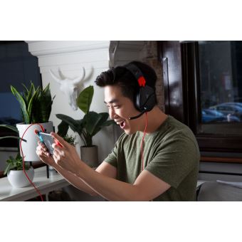 Micro-casque Gaming filaire Turtle Beach Recon 70 Noir et Rouge pour Nintendo Switch