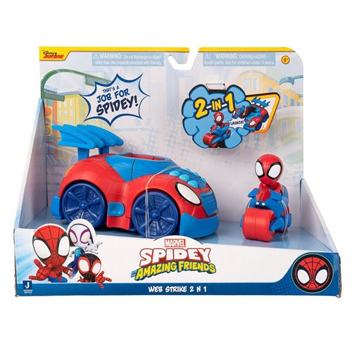 Véhicule Spidey And His Amazing Friends 2 En 1