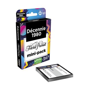 Jeu de culture générale Hasbro Gaming Trivial Pursuit Mini-Pack Modèle aléatoire