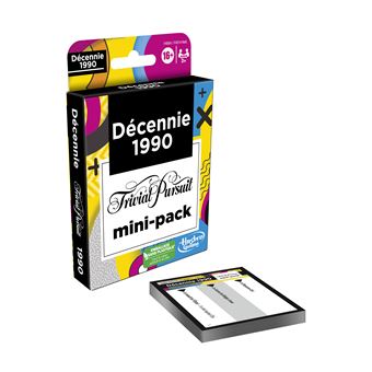 Jeu de culture générale Hasbro Gaming Trivial Pursuit Mini-Pack Modèle aléatoire