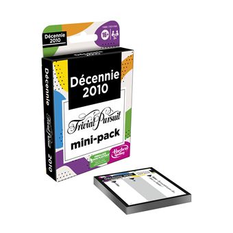 Jeu de culture générale Hasbro Gaming Trivial Pursuit Mini-Pack Modèle aléatoire