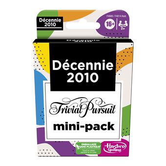 Jeu de culture générale Hasbro Gaming Trivial Pursuit Mini-Pack Modèle aléatoire