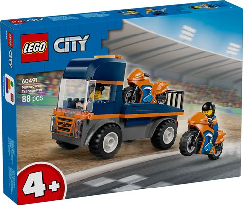 LEGO® City 60491 Le transporteur de motos