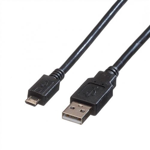 Cable USB 2.0 vers micro USB On Earz Mobile Gear 1.8 m Noir
