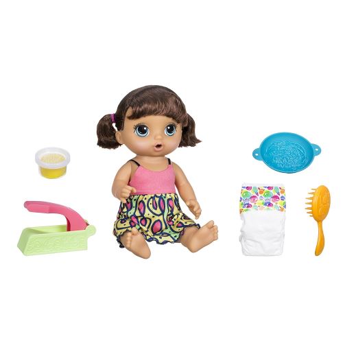 Peluche Baby Alive Miam Miam les bonnes pâtes Brunette