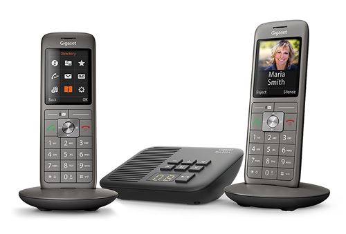 Téléphone fixe sans fil Gigaset CL660A Duo Anthracite