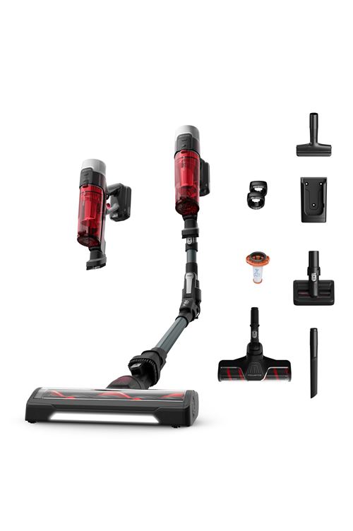 Balai Multifonction Rowenta X-Force Flex 9.60 Complete Rh2098Wo Rouge