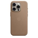 Coque en tissage fin avec MagSafe pour iPhone 15 Pro Taupe