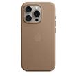 Apple Coque en tissage fin avec MagSafe pour iPhone 15 Pro Taupe