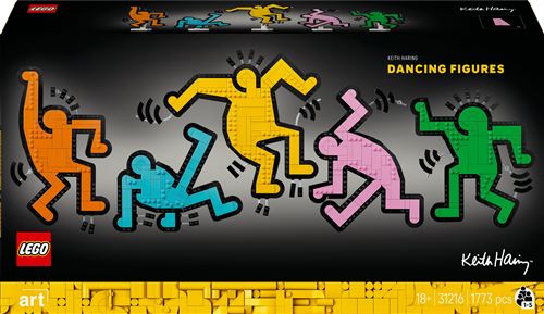 Lego Art Lego® Art 31216 Keith Haring – Les Figures Dansantes