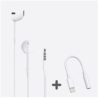 Ecouteurs Apple EarPods neufs repackagés jack3.5mm + connecteur Lightning -  Ecouteurs - Achat & prix