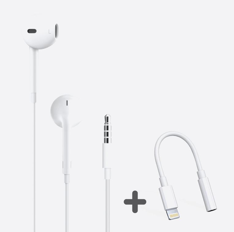 Ecouteurs Apple EarPods neufs repackagés jack3.5mm + connecteur