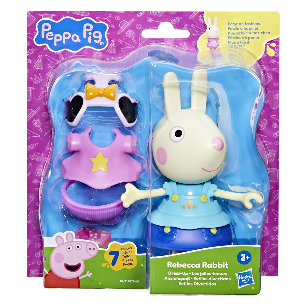 Peppa Pig ve Ailesi Kıyafetli Figür Seti Rebecca Rabbit - Fiyatı, Yorumları