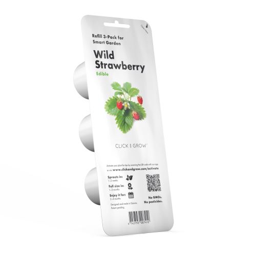 Recharge Click and Grow Fraises sauvages 3 capsules