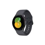 Montre connectée Samsung Galaxy Watch5 Boîtier Aluminium 40 mm Noir et Gris avec Bracelet Silicone Noir VERSION IMPORT