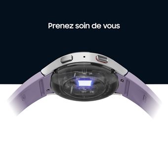 Montre connectée Samsung Galaxy Watch Active2 40 mm Boîtier Aluminium  Bracelet en silicone Violet