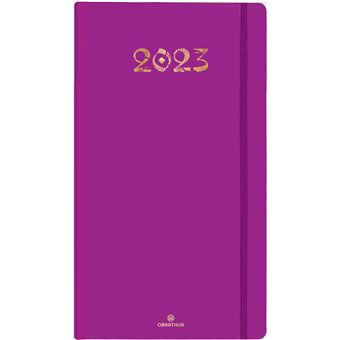 AGENDA 2023 SEMAINIER POCH CACHEMIRE VIOLET