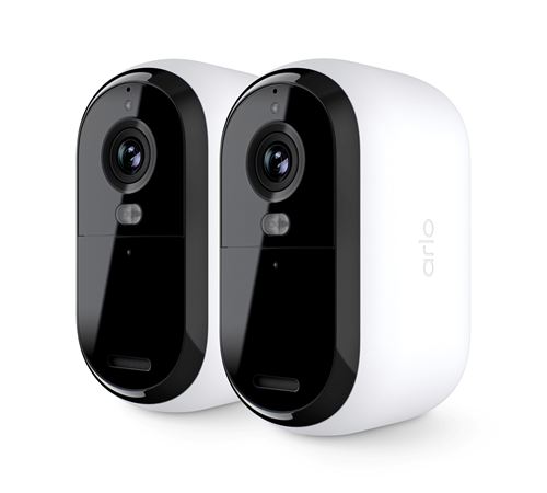 Pack De 2 Caméras De Surveillance Connectée Arlo Essential Extérieure Blanc